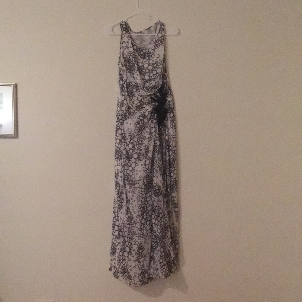 Carolina Herrera black/white clip dot dress